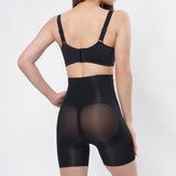 high waist front zip girdle