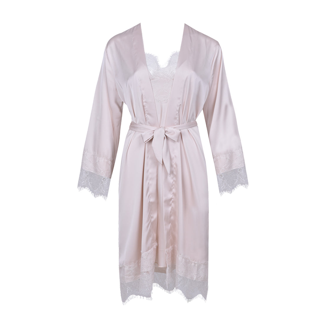 ZINNIA SATIN LOUNGEWEAR SET