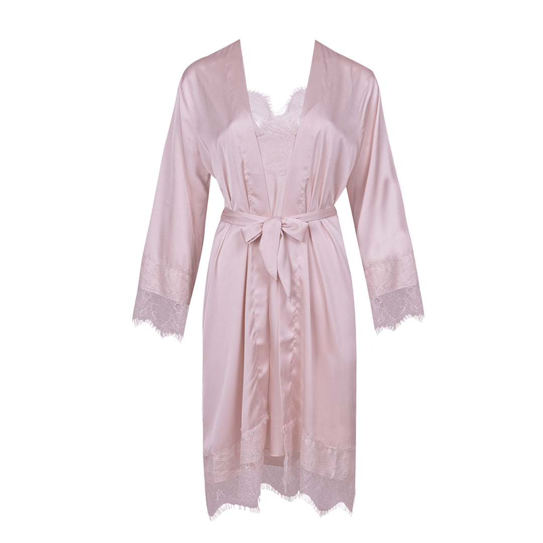 ZINNIA SATIN LOUNGEWEAR SET
