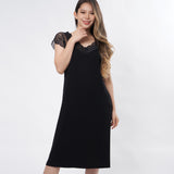 LACE TRIM SLIP ON NIGHT DRESS