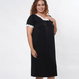 LACE TRIM SLIP ON NIGHT DRESS