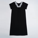 LACE TRIM SLIP ON NIGHT DRESS