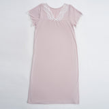 LACE TRIM SLIP ON NIGHT DRESS