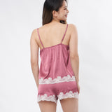 TATIANA LACE SATIN CAMISOLE SET