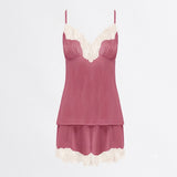 TATIANA LACE SATIN CAMISOLE SET