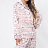 TRIXIE SATIN STRIPED PAJAMAS