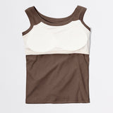SLEEVELESS PADDED TOP