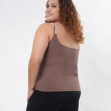 SLEEVELESS PADDED TOP