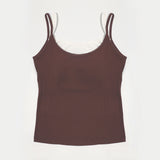 SLEEVELESS PADDED TOP