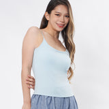 SLEEVELESS PADDED TOP