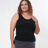 SLEEVELESS PADDED TOP