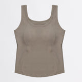 SLEEVELESS PADDED TOP