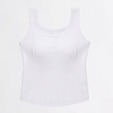 SLEEVELESS PADDED TOP