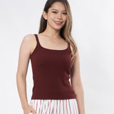 SLEEVELESS PADDED TOP