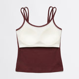 SLEEVELESS PADDED TOP