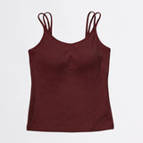 SLEEVELESS PADDED TOP