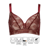 julie high coverage wireless bra