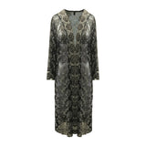 floral lace robe