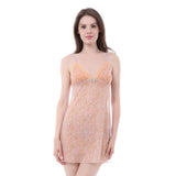 della floral printed slip