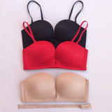 janicka seamless half cup wireless bra