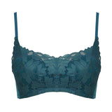 daisy wireless floral bandeau bra