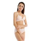 haley gel-padded deep-v bra