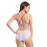 maddie front clasp crossback padded bra