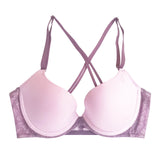 maddie front clasp crossback padded bra