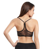 malina racerback lace padded bra
