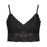daisy wireless floral lace pullover bralette