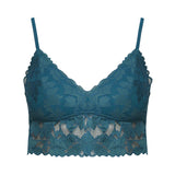 daisy wireless floral lace pullover bralette
