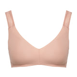 floral lace backed wireless bralette