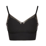 dezanna peep lace cami bralette