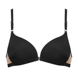 front clasp strappy racerback t-shirt bra - wireless