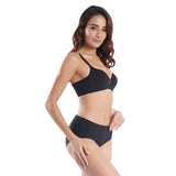JESSIE CRISS CROSSED SEAMLESS PADDED WIRELESS BRA