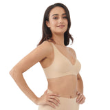 MILLY DEEP-V SEAMLESS JELLY PADDED BRA