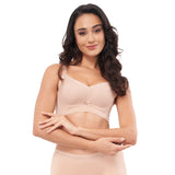JOAN V FRONT MESH SOFT WIRE BRA