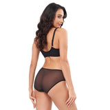 CONNIE CONCENTRIC LACE DEEP PLUNGE PUSH UP BRA
