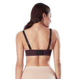 diya embroidered demi cup bra