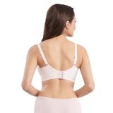 debbie curves lace paneled demi bra