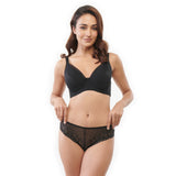 dayla symmetric mesh demi bra - curves