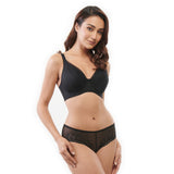 dayla symmetric mesh demi bra - curves