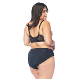 dania curves floral embroidered demi bra