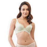 damini petit flora embroidered demi bra