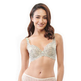 danisa embroidered lace demi bra