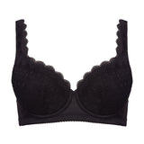 RYSA GEOMETRIC LACE CONTOURING BRA
