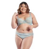 VALERIE FLORAL LACE WIRED DEMI BRA