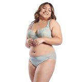 VALERIE FLORAL LACE WIRED DEMI BRA