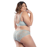 VALERIE FLORAL LACE WIRED DEMI BRA