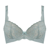 VALERIE FLORAL LACE WIRED DEMI BRA